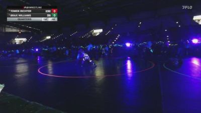 99 lbs Quarters - Brax Williams, Sanderson Wrestling Academy vs Tomen Richter, Ogden City Wrestling Club