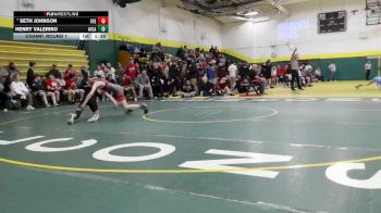 106 lbs Champ. Round 1 - Seth Johnson, Sheridan vs Henry Valerino, Avon Lake