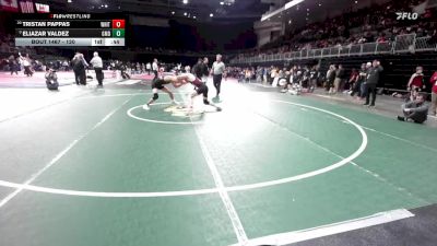 120 lbs Cons. Round 2 - Eliazar Valdez, Grace M Davis vs Tristan Pappas, Whitney