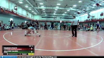 85 lbs Cons. Round 3 - Maddox Stultz, Contenders Wrestling Academy vs Brayden Saleem, Burris