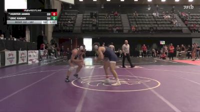 197 lbs Cons. Round 2 - Hunter James, Corban University vs Eric Karas, Eastern Oregon University (OR)