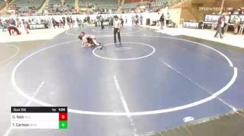 100 lbs Rr Rnd 1 - Caiden Sais, Valencia Jaguar vs Travis Carlson, Grant County Elite