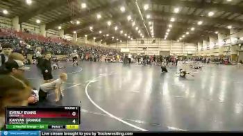 55 lbs Round 2 (6 Team) - Everly Evans, Oregon vs Kanyan Grange, Utah Black