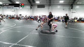 64 lbs Round 1 - Mia Kerr, Roundtree Wrestling Academy vs Laken Oldershaw, SWA Slate Wrestling Academy
