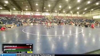 63 lbs 1st Place Match - Jonathan Sells, OR vs Brennan Hart, MI