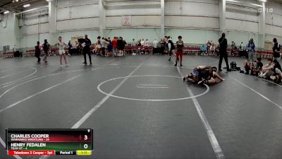 96 lbs Round 7 (8 Team) - Charles Cooper, Warhawks Wrestling vs Henry Fedalen, Team GT