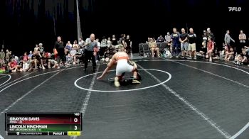 140 lbs Placement (4 Team) - Grayson Davis, POWA vs Lincoln Hinchman, Mat Assassins Black