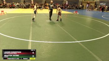 85 lbs Champ. Round 1 - Jagger Robertson, BEA (Blue Earth Area) vs Braxton Jacobs, UNITED