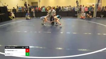 97 lbs Quarterfinal - Garrett Newman, McGuffey vs Brody Pirt, Seneca Valley