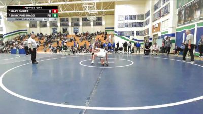 155 lbs 1st Place Match - Mary Snider, Rancho Bernardo vs Emmyjane Bragg, Poway