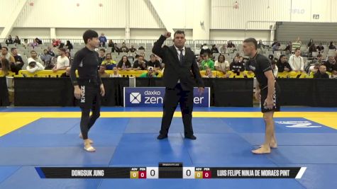 Luis Felipe Ninja De Moraes Pint vs Dongsuk Jung 2025 World IBJJF Jiu-Jitsu No-Gi Championship