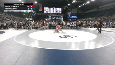 126 lbs Cons. Sub-rd Of 16 - Brodie Lawrence, Minnesota vs Bronx Hanlon, Nevada