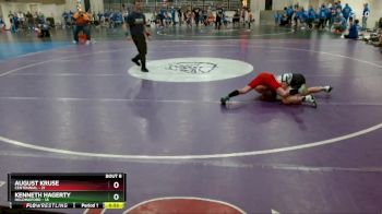 80 lbs Semis & 1st Wrestleback (8 Team) - August Kruse, Centennial vs Kenneth Hagerty, Holdingford