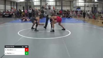 132 lbs Consi Of 16 #2 - Kain Sanders, Redbulls vs Johnny Rocha, Colorado Bad Boys