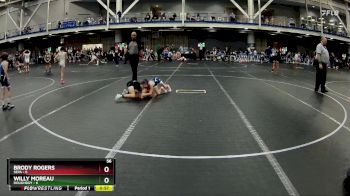 56 lbs Round 3 (6 Team) - Willy Moreau, Doughboy vs Brody Rogers, SEPA