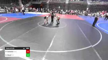 73 lbs Consi Of 8 #2 - Presten Salcedo, Rough House vs Gator Boyd, Triple Threat WC