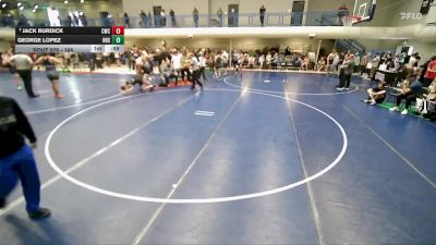 165 lbs Semifinal - George Lopez, Riverton High School vs Jack Burdick, Carbon Wrestling Club