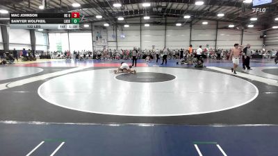132 lbs Rr Rnd 2 - Mac Johnson, NC United - HSB vs Sawyer Wolfkeil, Lucky Duck Wrestling Club - HSB