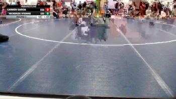 83-90 lbs Round 2 - McKenzie Steinke, Frankfort Gladiators vs Carmen Garcia, Aurora (East Aurora)