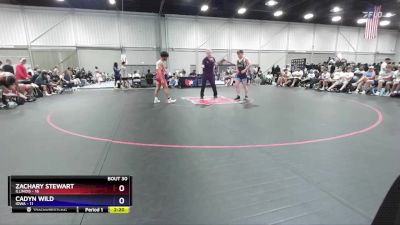 138 lbs Placement Matches (16 Team) - Zachary Stewart, Illinois vs Cadyn Wild, Iowa