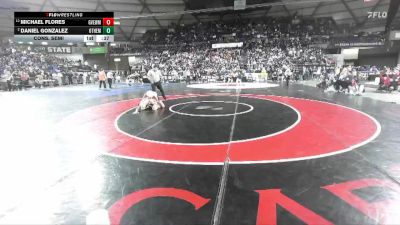 Boys 2A 120 lbs Cons. Semi - Michael Flores, Grandview vs Daniel Gonzalez, Othello