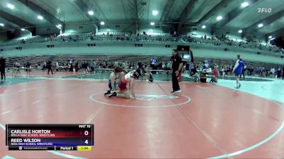 157 lbs Champ. Round 1 - Carlisle Horton, Rolla High School Wrestling vs Reed Wilson, Nixa High School Wrestling