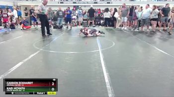48 lbs Round 2 (6 Team) - Cannon Eckhardt, Georgia United vs Kaid McMath, Cocoa Beach WC