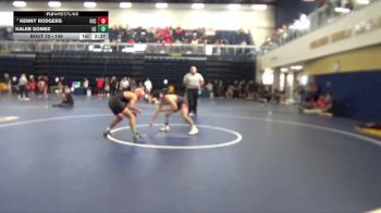 149 lbs Champ. Round 1 - Kenny Rodgers, Fresno City College vs Kaleb Gomez, Lassen College