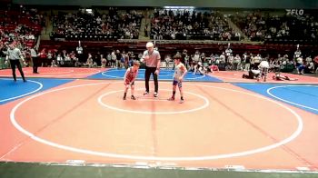 61 lbs Final - Dylan Smith, Glenpool Youth Wrestling vs Grayson Phillips, Collinsville Cardinal Youth Wrestling