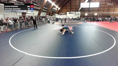 190B lbs Rr Rnd 1 - Austin Sperano, Journeymen vs Matthew Quintero, Gps