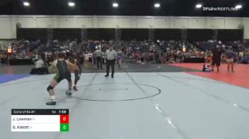 138 lbs Consolation - Jmari Lowman, RI vs Gavinn Alstott, IN