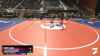 56 lbs Quarterfinal - Tripp Clark, Star Valley Wrestling Club vs Winston Butcher, Windy City Wrestlers