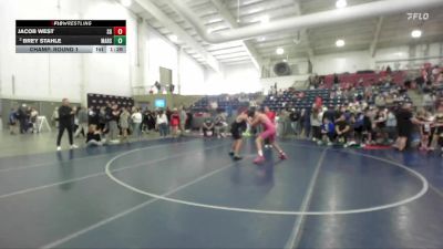 135 lbs Champ. Round 1 - Brey Stahle, Marsing Middle School vs Jacob West, Saint George