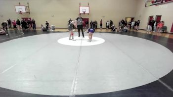 130 lbs Champ. Round 1 - Kyler Scott, Century vs Aria Thomsen, Eagle