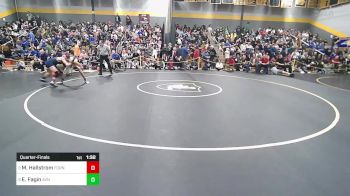 120 lbs Quarterfinal - Mason Hallstrom, Foran vs Elijah Fagin, Avon
