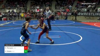 60 lbs Consolation - Diego Marquez, Cobre Youth WC vs Chance Dewey, Blue T Panthers