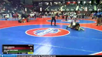 3 lbs Semifinal - Ivan Arroyo, Burke County vs Dylan Galloway, Gilmer