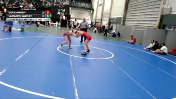 137-149 lbs 1st Place Match - Alizabeth Whitley, Lyons-Decatur Northeast vs Lexie Amendt, Sedgwick County