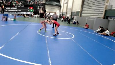 137-149 lbs 1st Place Match - Alizabeth Whitley, Lyons-Decatur Northeast vs Lexie Amendt, Sedgwick County