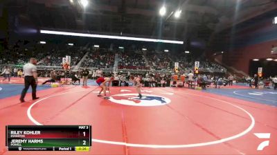 3A-145 lbs Cons. Round 2 - Riley Kohler, Evanston vs Jeremy Harms, Powell