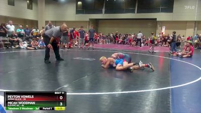 116 lbs Round 3 (8 Team) - Micah Woodman, Elevate WC vs Peyton Vowels, SVRWC Black