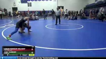 120 lbs Cons. Round 4 - Cody Dunham, Sheridan vs Logan Mansur-Holaday, Cheyenne East