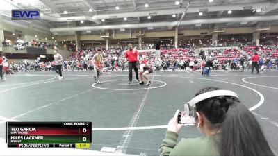 115 lbs Cons. Round 2 - Teo Garcia, Unattached vs Miles Lackner, Bobcat