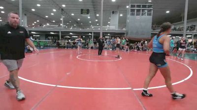 105 lbs Rr Rnd 4 - Kyree Davis, Kraken Red - Girls vs Cidney Schaffer, Steel Valley Vixens - Girls