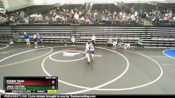 123 lbs Cons. Round 2 - Zeke Calton, Olympus High School vs Kohen Tran, Corner Canyon