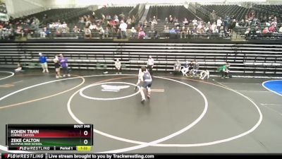 123 lbs Cons. Round 2 - Zeke Calton, Olympus High School vs Kohen Tran, Corner Canyon
