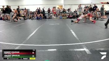 113 lbs Finals (2 Team) - Robert Coleman, Front Royal vs Vincent Graulau, Hammer WC