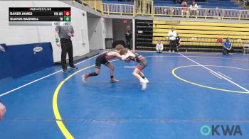 58 lbs 3rd Place - Baker James, Jacket Wrestling Club vs Slayde Bagwell, Tuttle Wrestling