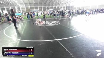 142 lbs Quarterfinal - Kylie Whitaker, WA vs Layanah De Leon, CA