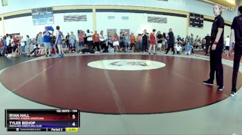 144 lbs Cons. Round 2 - Ryan Hall, Midwest Xtreme Wrestling vs Tyler Bishop, Highland Wrestling Club